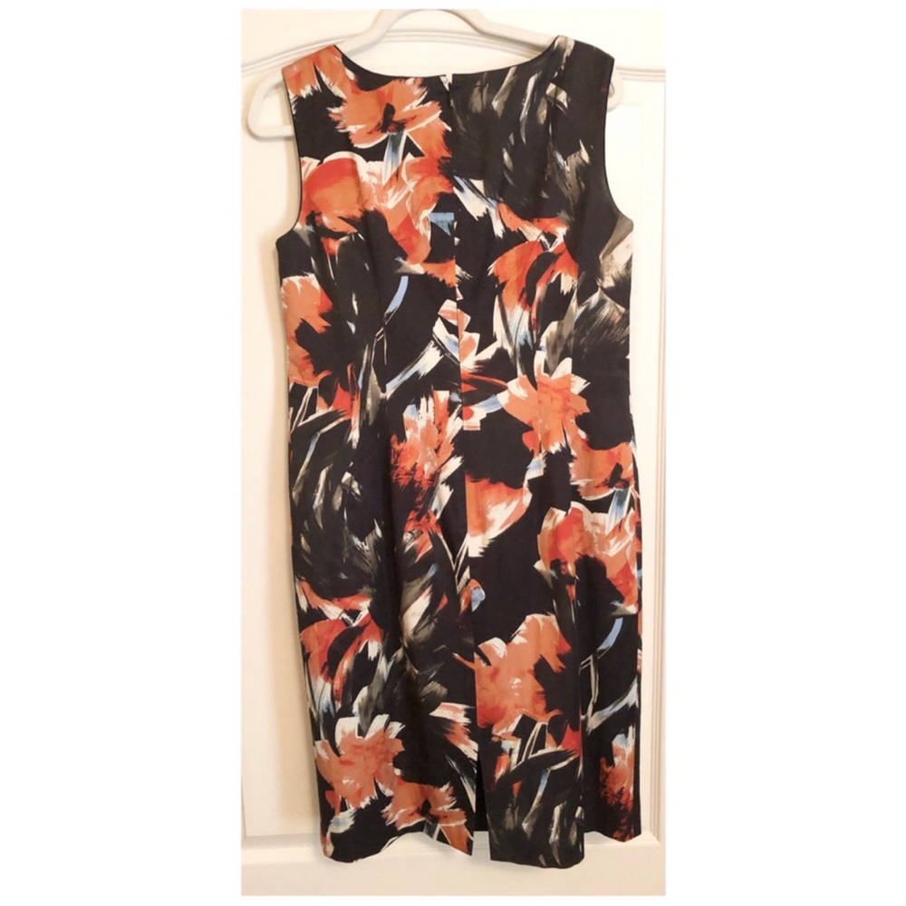 LAFAYETTE 148 New York Rebecca Floral Print Sleeveless Shift Sheath Dress - Picture 4 of 6